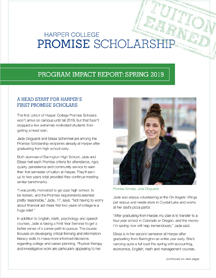 Promise Scholarship Quarterly Impact Report