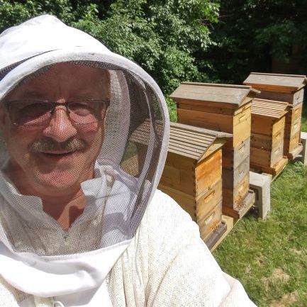Frank Moriarty owner of Honey with Style and Sweet Cyndees Bees