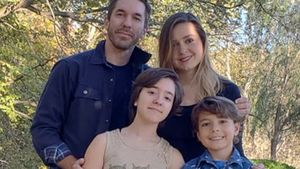 Celeste Tomaz and her family